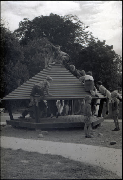 Cashmere playground, Christchurch, 1970