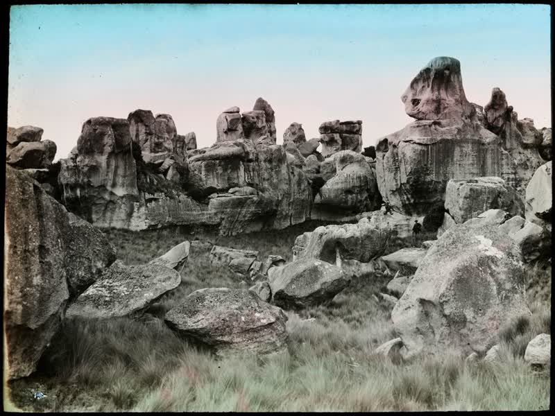 Castle Hill Rocks, Canterbury, New Zealand, 1900