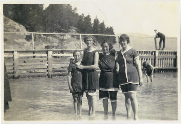 Bathers at Corsair Bay, 1920