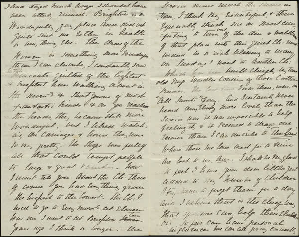 Letter to Mary, 20th November 1868, 1868