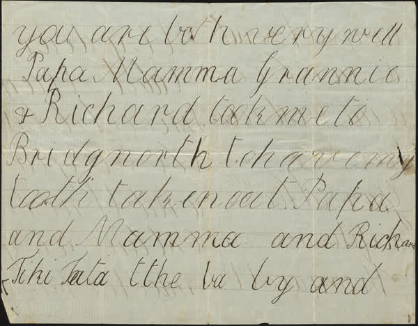 Letter to Mary, 1860