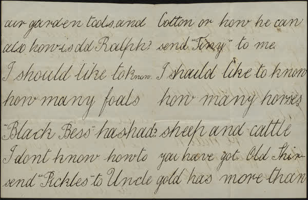 Letter to Mary, 11th February 1867, 1867