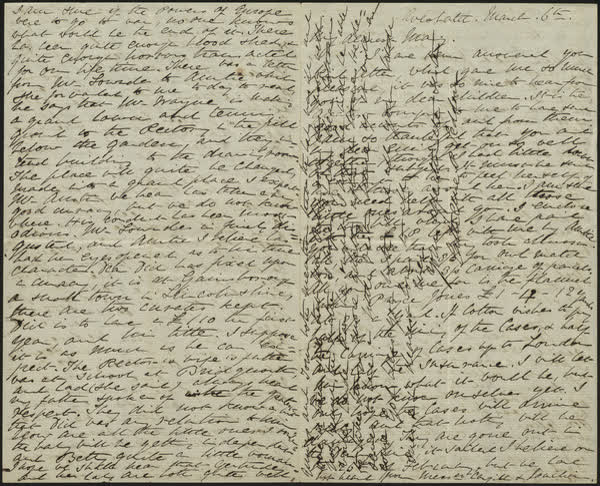 Letter to Mary, 1860