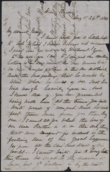 Letter to Mary, 24th August 1864, 1864
