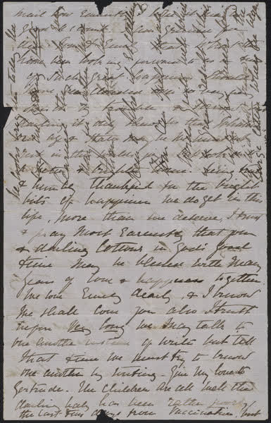 Letter to Mary, 24th August 1864, 1864