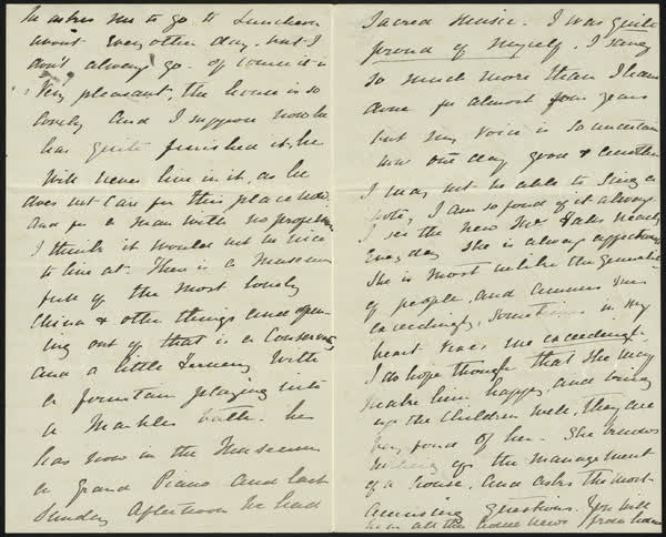 Letter to Mary, 23rd February 1869, 1869