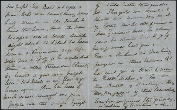 Letter to Mary, 14th March 1867, 1865