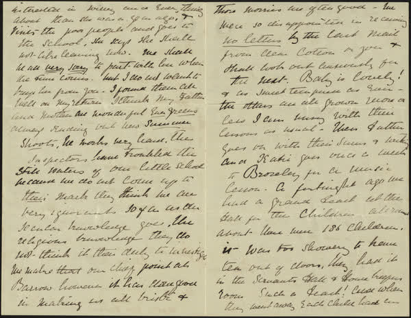 Letter to Mary, 1878, 1878