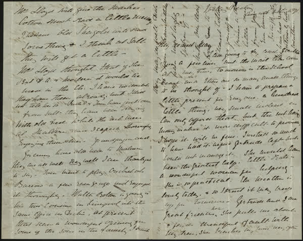 Letter to Mary, 24th August 1871, 1871