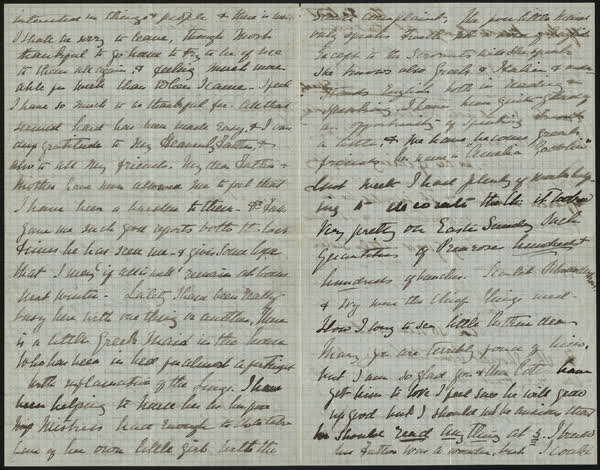Letter to Mary, 1867, 1867