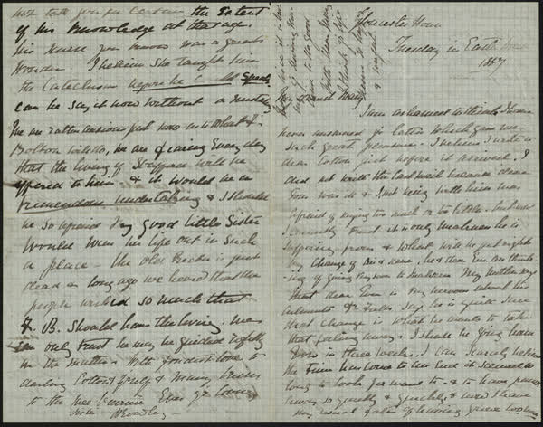 Letter to Mary, 1867, 1867