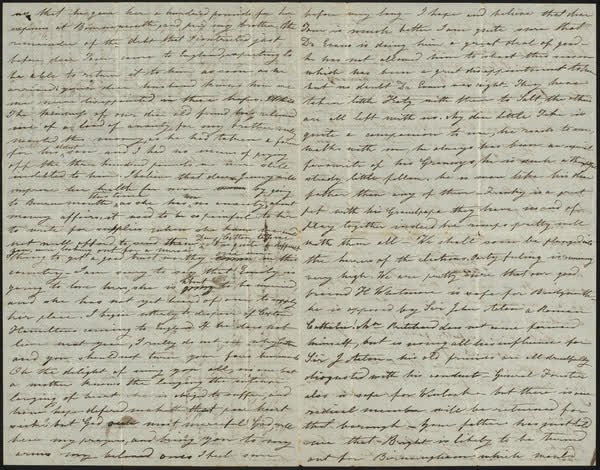 Letter to Mary, 31st October 1868, 1868