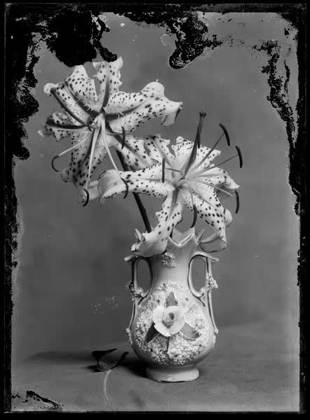Tiger lilies in a vase, 1900