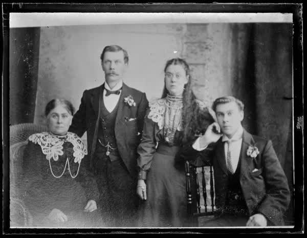Group studio portrait, 1900
