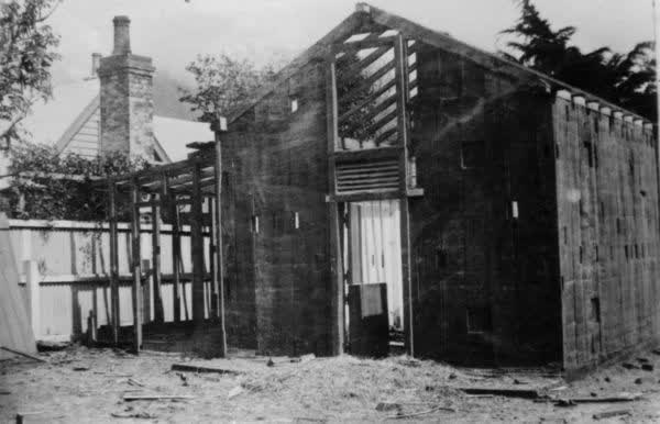 Akaroa Police stables, 1906