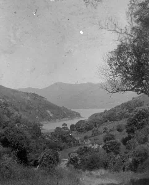 Tikao Bay across the valley, 1900