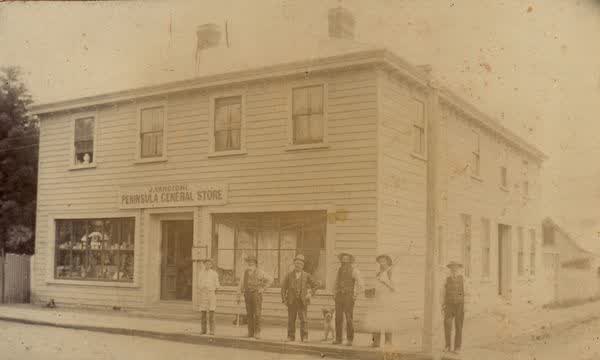 L. J. Vangioni Peninsula General Store, 1903