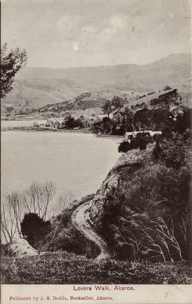 Lover's Walk in Akaroa, 1904