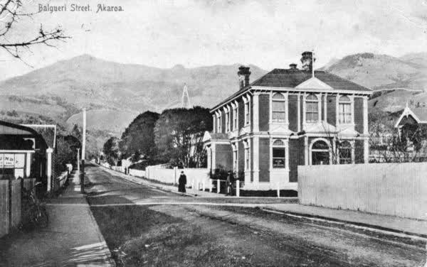 Bank of New Zealand in Akaroa, 1912