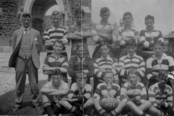 Akaroa rugby team portrait, 1933