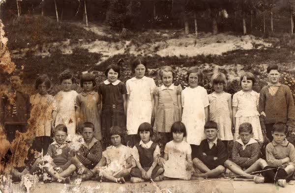 Akaroa District High School class, 1930