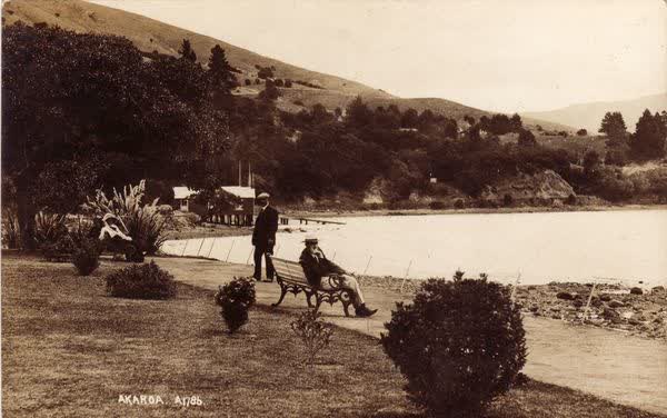 People at Britomart Reserve, 1913