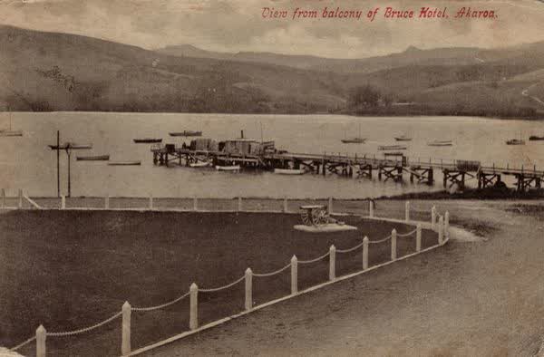 Main Wharf Akaroa, 1910