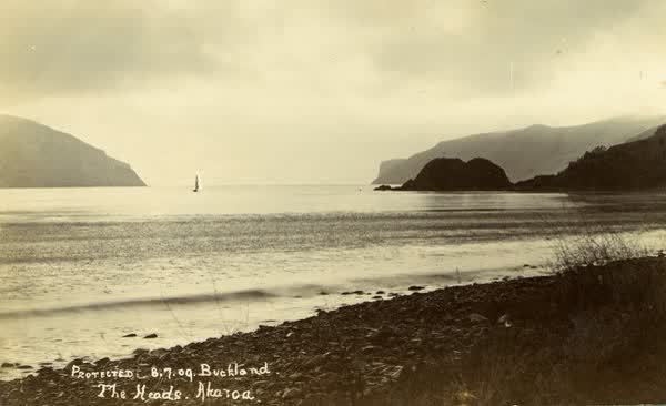 Wainui heads looking southeastJan Shuttleworth collection, 1909
