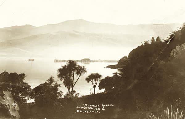 Akaroa Harbour from Glen BayJan Shuttleworth collection, 1910