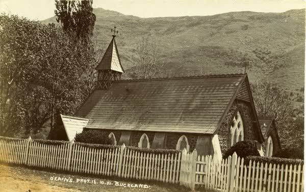 St John the Evangelist Church in Okains BayJan Shuttleworth collection, 1910
