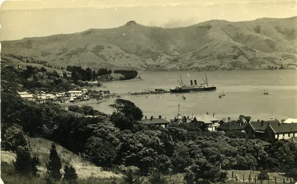 Akaroa Harbour from Settlers HillJan Shuttleworth collection, 1910
