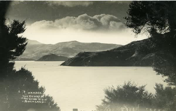 Akaroa Harbour from Lookout pointJan Shuttleworth collection, 1910