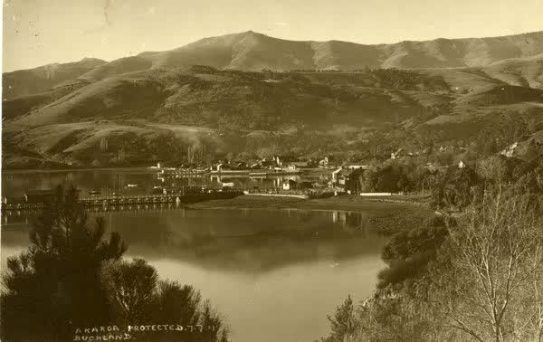 Akaroa from Lookout pointJan Shuttleworth collection, 1911