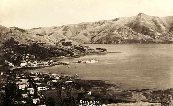 Akaroa Harbour from Morgans RoadJan Shuttleworth collection, 1912