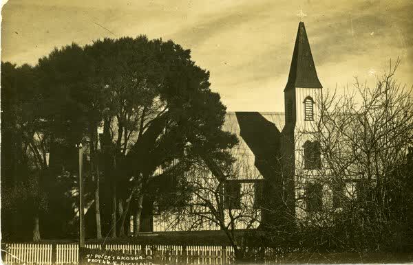 St Peter’s Anglican Church in AkaroaJan Shuttleworth collection, 1915