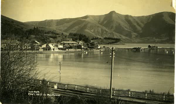 Akaroa Main Wharf from Green’s Point ReserveJan Shuttleworth collection, 1916
