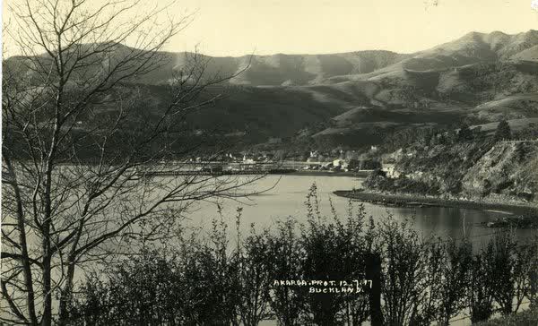 Akaroa Harbour looking northJan Shuttleworth collection, 1917