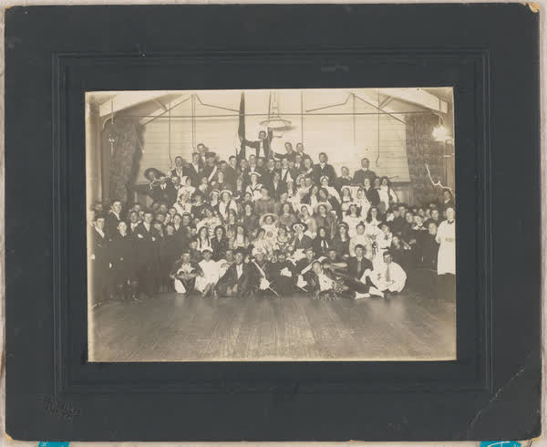 Fancy Dress dance at Belfast Town Hall, 1910