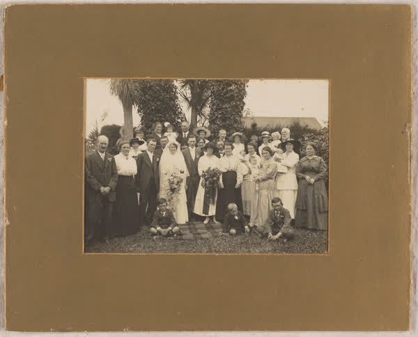 Bill and Nellie Hibberd wedding, 1910