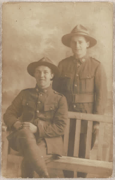 First World War soldiers, 1914
