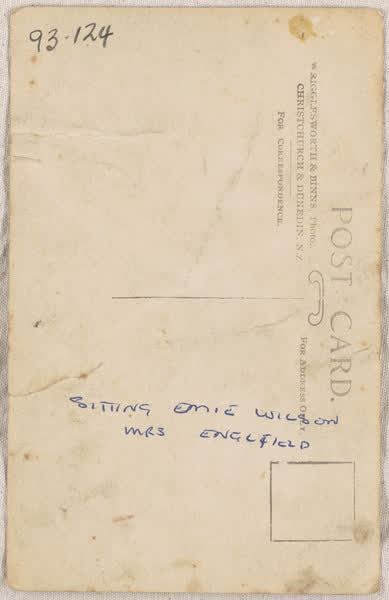 Mrs Sellers and Mrs Englefield, side 2, 1910