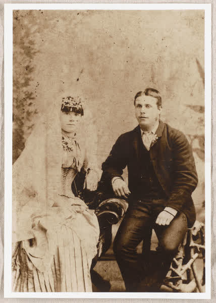 Joseph and Nancy Neale wedding, 1880