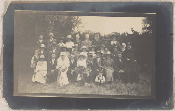 Wedding of Robert and Isabel Halligan, 1921