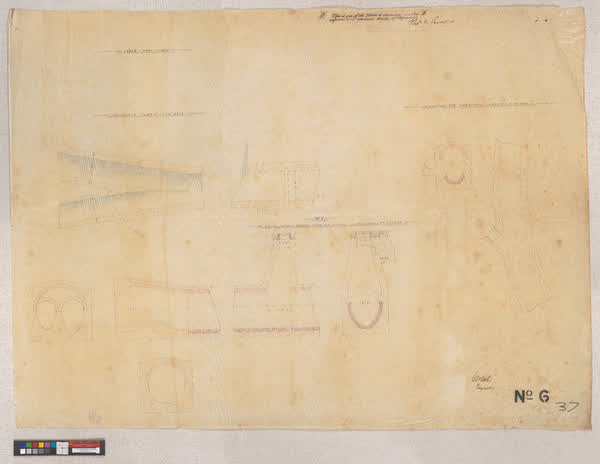 Bellmouth and junction, Tuam Street East Belt sewer, 1880