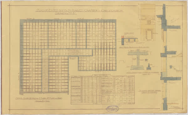Extensions to Harley Chambers Christchurch, Drawing No. 4, 1934