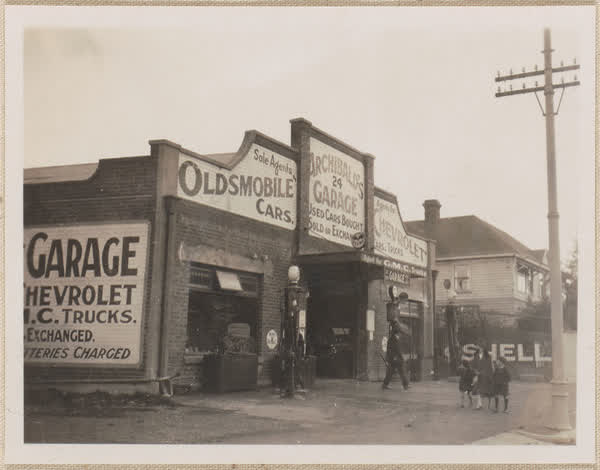 Archibald's Garage, 1928