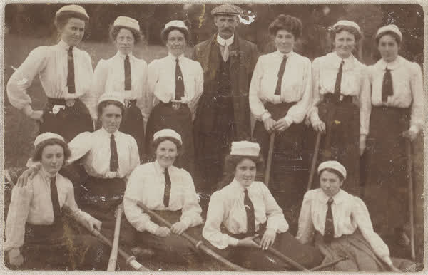 Little Akaloa Hockey Team, 1910