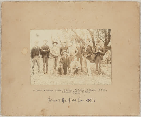 Robinsons Bay Cricket Team, 1895