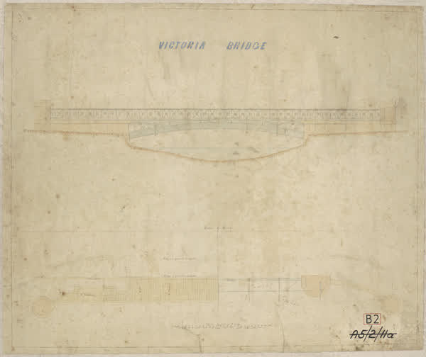 Victoria bridge, 1874