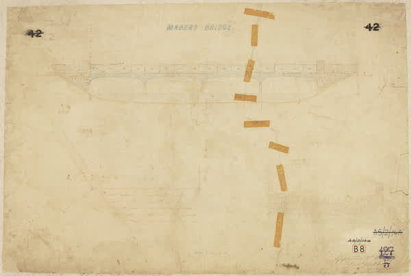 Madras bridge, 1875